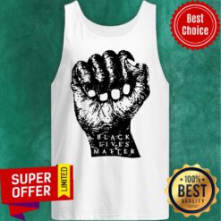 Nice Black Lives Matter People Are Not Racist Tank Top