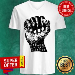 Nice Black Lives Matter People Are Not Racist V-neck