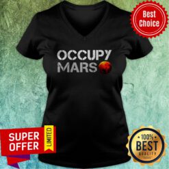 Nice Occupy Mars V-neck