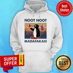 Nice Penguin Noot Noot Madafakas Vintage Hoodie