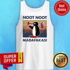 Nice Penguin Noot Noot Madafakas Vintage Tank Top