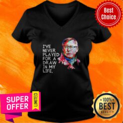 Nice Sir Alex Ferguson I’ve Never Played For A Draw In My Life V-neck
