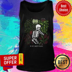 Nice Skull My Happy Place Tank Top