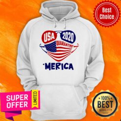 Nice Usa 2020 4th Of July Merica Quarantine Hoodie