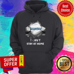 Official Blood Inside Me Skanska Company Covid-19 2020 Can’t Stay At Home Hoodie
