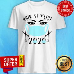 Official Blue Hair Stylist 2020 Face Mask Shirt