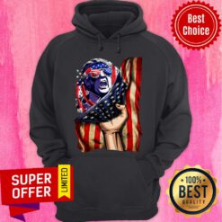Official Both Sides Donald Trump USA Flag Hoodie