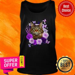 Official Cat Likes Rose Tank Top