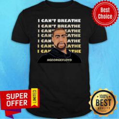 Official George Floyd Please I Can't Breathe Georgefloyd Shirt