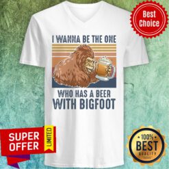 Official I Wanna Be The One Who Has A Beer With Bigfoot Beer V-neck