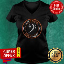 Official Life Is Better With A Bassist V-neck