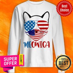 Official Meowica 4th Of July Merica Quarantine Sweatshrirt