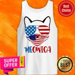 Official Meowica 4th Of July Merica Quarantine Tank Top