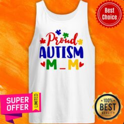 Official Proud Autism Mom Tank Top