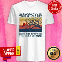 Official Red Bird I Loved You Your Whole Life I’ll Miss You For The Rest Of Mine V-neck