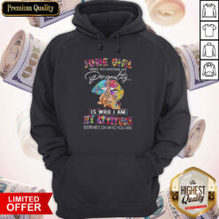 Peace Lips June Girl Make No Mistake My Personality Is Who I Am My Attitude Hoodie