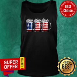 Premium Beer America Happy Independence Day Tank Top