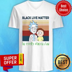 Premium Black Live Matter In Every Dimension Vintage V-neck