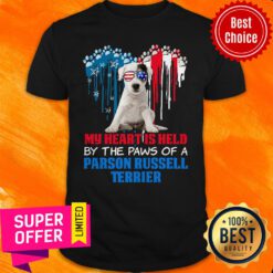 Premium Dog My Heart Is Held By The Paws Of A Parson Russell Terrier Shirt
