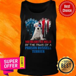Premium Dog My Heart Is Held By The Paws Of A Parson Russell Terrier Tank Top