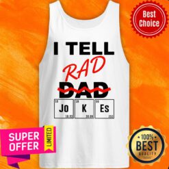 Premium I Teel Rad Dad Jokes Tank Top