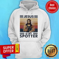 Premium Jesus Is My Spotter Vintage Hoodie