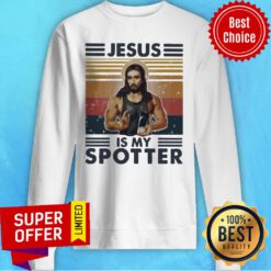 Premium Jesus Is My Spotter Vintage Sweatshirt