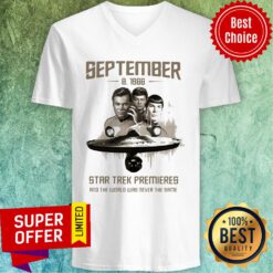 Premium September 8 1966 Star Trek Premieres The World Was Never The Same V-neck