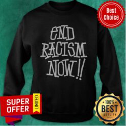 Premium Stussy End Racism Now Sweatshirt