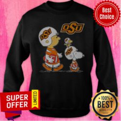 Top Charlie Brown Snoopy And Woodstock OSU Sweatshirt