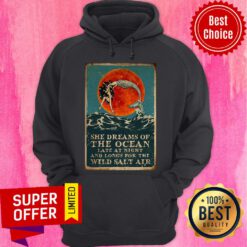 Top Mermaid She Dreams Of The Ocean Hoodie