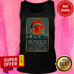 Top Mermaid She Dreams Of The Ocean Tank Top