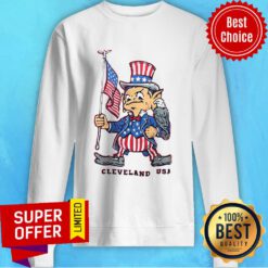 Awesome Independence Day Flag Eagles Cleveland USA Sweatshirt