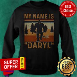 Awesome My Name Is Daryl Vintage Sweatshirt
