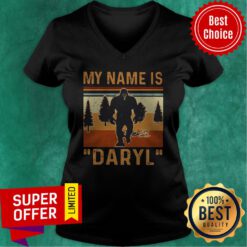 Awesome My Name Is Daryl Vintage V-neck