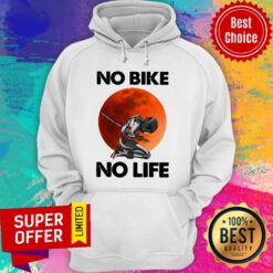 Awesome No Bike No Life Sunset Hoodie