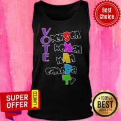 Awesome Person Woman Man Camera TV Shirt, Anti Trump Shirt, 2020 Elections Tank Top