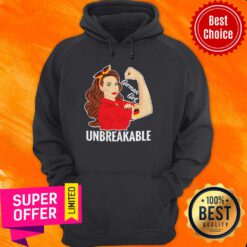 Awesome Strong Woman Tattoo German Girl Unbreakable Hoodie