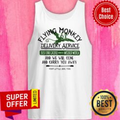 Flying Monkey Delivery Service Just One Cackie Wicked Witch Tank Top
