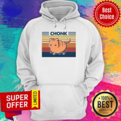 Funny Cat Chonk Vintage Hoodie