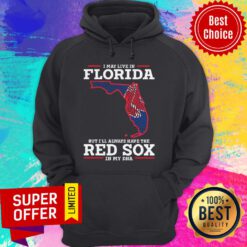 Funny I May Live In Florida But I’ll Always Have The Red Sox In My DNA Hoodie