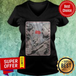 Funny Lincoln Hawk vs Bull Hurley Over The Top V-neck