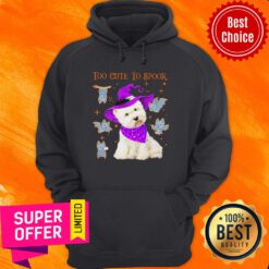 Funny Maltese Dog Too Cute To Spook Halloween Hoodie
