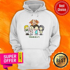 Funny Queen Band Members Cartoon Hoodie