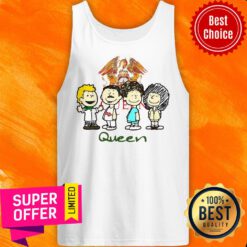 Funny Queen Band Members Cartoon Tank Top