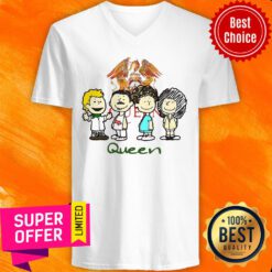 Funny Queen Band Members Cartoon V-neck