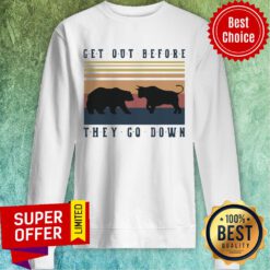 Nice Bear And Buffalo Get Out Before They Go Down Sweatshirt