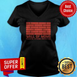 Nice Neck Gaiter Wall Of Moms Peaceful Citizens Protection V-neck