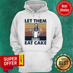 Nice Skull Let Them Eat Cake Vintage Hoodie