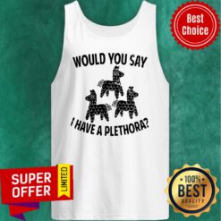 Nice Would You Say I Have A Plethora Three Amigos Tank Top